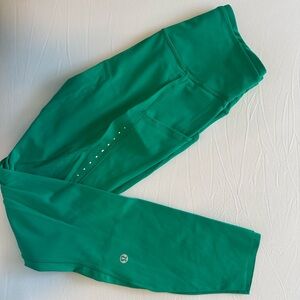 Lululemon Fast & Free High-Rise Tight 25”, Kelly Green